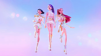 Neon K‑Pop Demon Hunters —, KPop Demon Hunters HD wallpaper