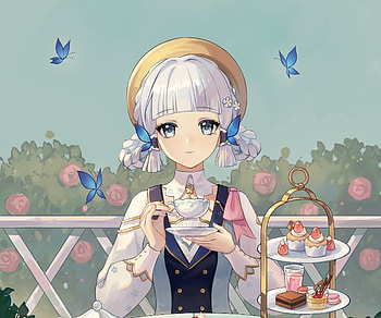Kamisato Ayaka, Kamisato Ayaka (Genshin Impact), video game, Genshin Impact HD wallpaper