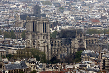 Notre-Dame Cathedral, , Three years after, Fire HD wallpaper