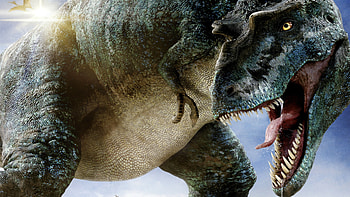 Tyrannosaurus artwork, Jurassic World inspiration, Artistic rendering, Roaring predator HD wallpaper