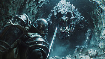 The Encounter, alien, Sci Fi, soldier, monster, scary HD wallpaper