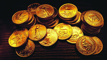 Gold coins, Numismatic items, Valuable treasures, Collectors' favorites HD wallpaper