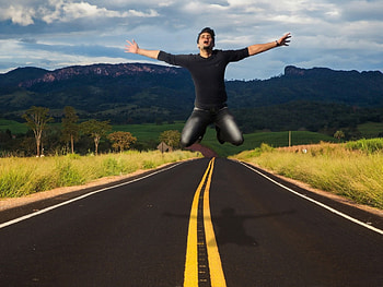 Happy Day, day, , happy, jump, sun HD wallpaper