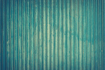 Detailed view of blue corrugated metal texture for industrial backgrounds. HD wallpaper