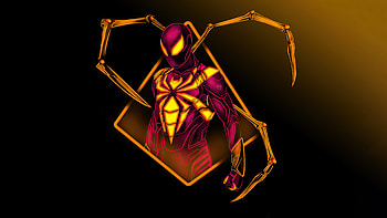 Spiderman Gold Conqueror, spiderman, superheroes, artist, artwork, digital-art, behance HD wallpaper