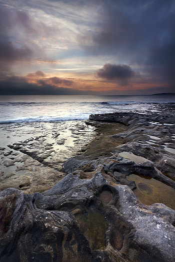 Nature, Stones, Sky, Sea, Waves, Coast HD phone wallpaper