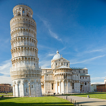 The leaning tower of Pisa, Architectural mystery, Literary connections, Unique structure HD phone wallpaper