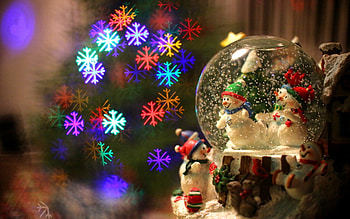 Christmas Toys, snowmen, colors, stars, xmas HD wallpaper
