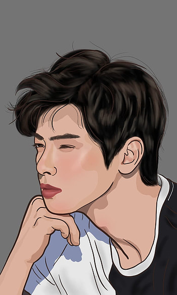 Cha eun woo, nose, lip HD phone wallpaper