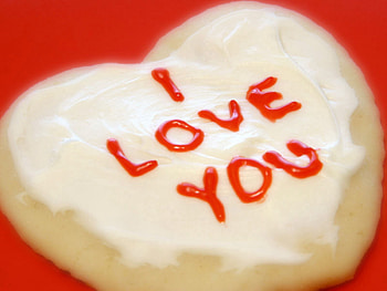 Background, Love, Cookies, Inscription HD wallpaper