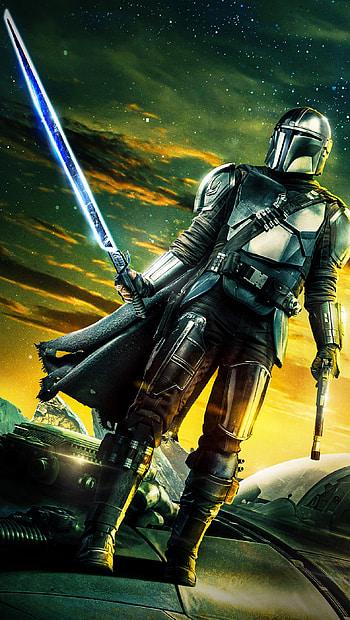 The Mandalorian — Beskar Sentinel , The Mandalorian (Character), TV Show, The Mandalorian (TV Show) HD phone wallpaper