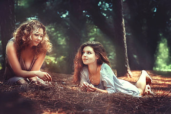 fairies, girls, love, friends HD wallpaper
