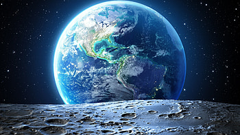 Rotating Earth Windows 10 HD wallpaper