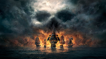 Skull And Bones 2017, skull-and-bones, 2017-games, games, ps-games, pc-games, xbox-games, pirates, ship, artwork, digital-art HD wallpaper