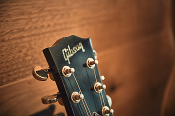 Gibson Guitar, Music instrument, MYP magazine, Collaboration HD wallpaper