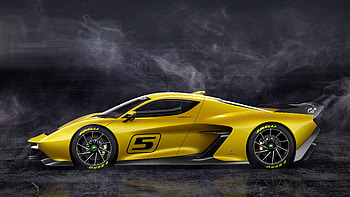 Fittipaldi EF7 Vision Gran Turismo Limited Edition Side View, fittipaldi-e47-vision-gran-turismo, 2017-cars, cars HD wallpaper