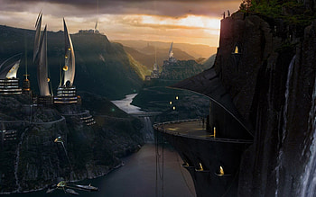 Digital Land, cool HD wallpaper