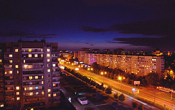 City Lights, Cities, Night, City, Building, View From Above, Shine, Light, Road HD wallpaper
