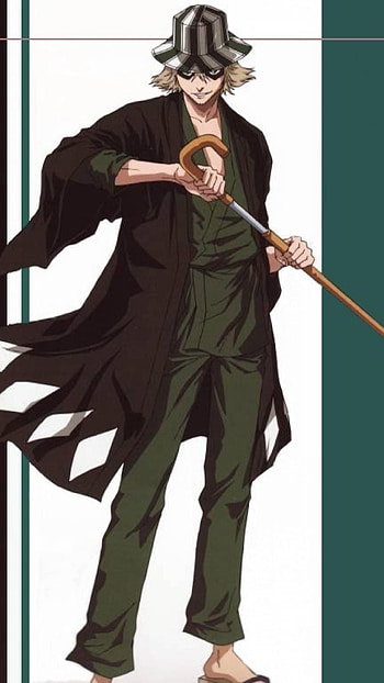Urahara Kisuke, Cool anime character, Mysterious shop owner, Unique fashion sense HD phone wallpaper