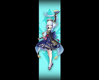 Ayaka genshin, cryo HD wallpaper