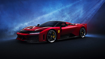 Ferrari F80: Stunning Ultra, vehicle, Ferrari, ferrari f80 HD wallpaper