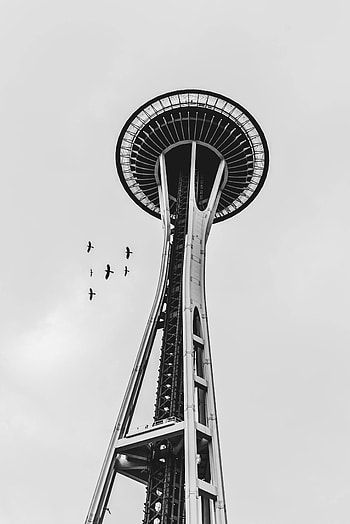 Cities, Architecture, Bw, Chb, Tower HD phone wallpaper