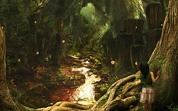 Landscape, Rivers, Fantasy HD wallpaper