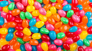 Mouthwatering jelly beans, Vibrant colors, Sugary delights, Tempting candy HD wallpaper