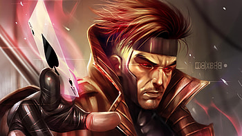 Gambit Art, gambit, superheroes, artwork, digital-art, deviantart HD wallpaper