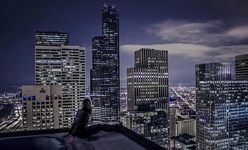 Seattle, Rooftop HD wallpaper