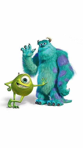 Monsters, Inc., monster background HD phone wallpaper
