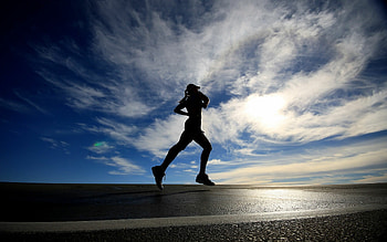 jogging backgrounds, Vibrant visuals, Fitness dedication, Elevated aesthetics HD wallpaper