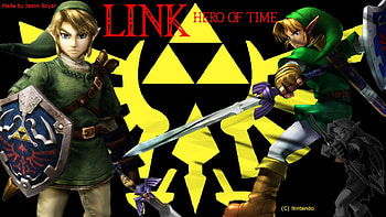 Link Collage, twilight princess, hero of time, triforce, link, master sword, ocarina of time, zelda, legend of zelda, majoras mask HD wallpaper