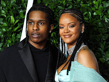 Rihanna, ASAP Rocky, Step out, New York HD wallpaper