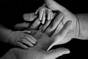 Miscellanea, Miscellaneous, Hands, Bw, Chb, Family, Child HD wallpaper
