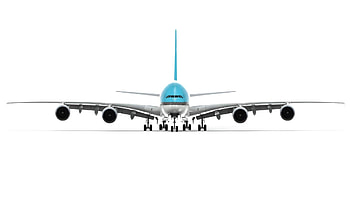 Korean Air, A380 model, 3D aircraft rendering, Aviation enthusiasts HD wallpaper