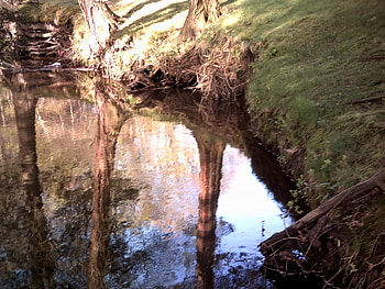 flip flop, waterbank, like, stream HD wallpaper
