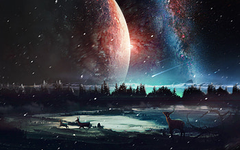 Universe Scenery , universe, scenery, digital-universe, digital-universe HD wallpaper