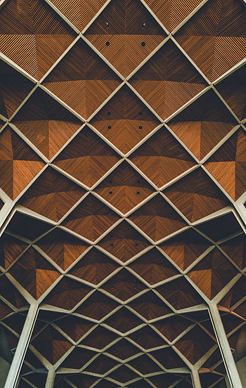 Architecture, Interior, Lines, Minimalism, Grid, Design, Symmetry HD phone wallpaper