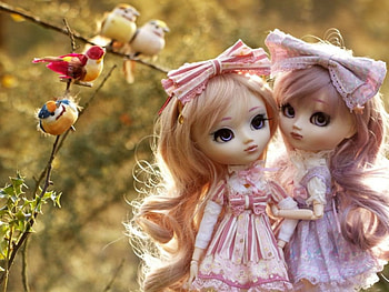 Cute dolls, cute, dolls, toy, girls HD wallpaper