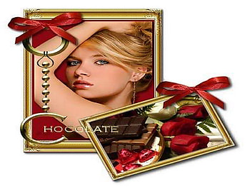 sweet, rose, chocolate, red, beauty HD wallpaper