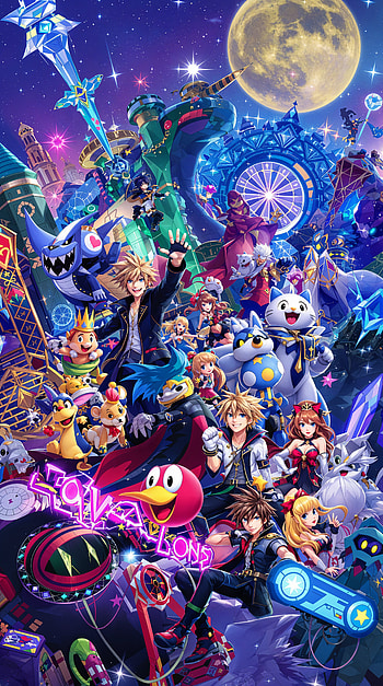 Kingdom Hearts Adventure, Kingdom Hearts, Disney, video game, fantasy HD phone wallpaper