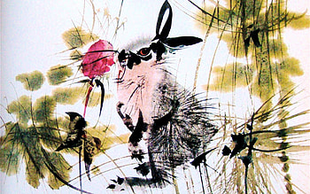 Art, Style, Hare, Watercolor HD wallpaper