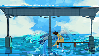 Getting Away From Pain, artist, artwork, digital-art HD wallpaper