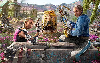 Far Cry New Dawn, video game, girls HD wallpaper