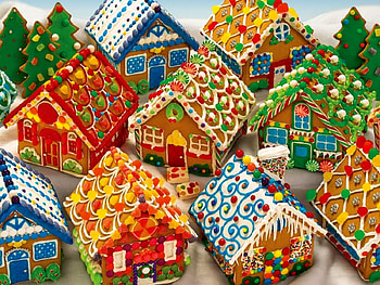 Gingerbread Houses, Abstract, graphy, Gingerbread, Houses HD wallpaper