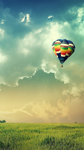May Background, Hot Air Balloon HD phone wallpaper