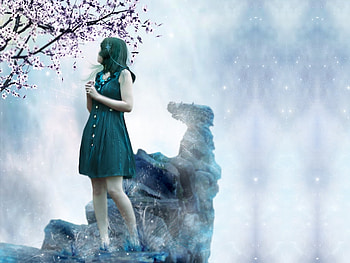 i will miss spring, girl, season, spring, fantasy HD wallpaper