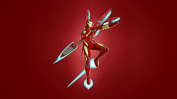 Hero In Red, iron-man, superheroes, artwork, digital-art, art, artstation HD wallpaper