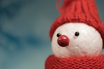 Holidays, Snowman, Cap, Figurine, Scarf HD wallpaper